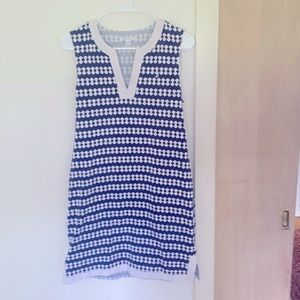 Navy & white Nautica tennis style dress